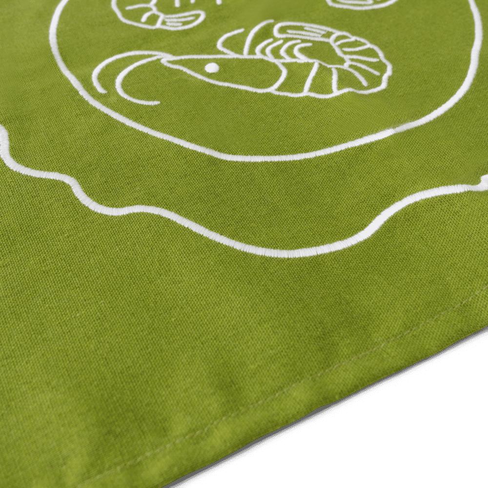 Placemats Set Vintage Plates