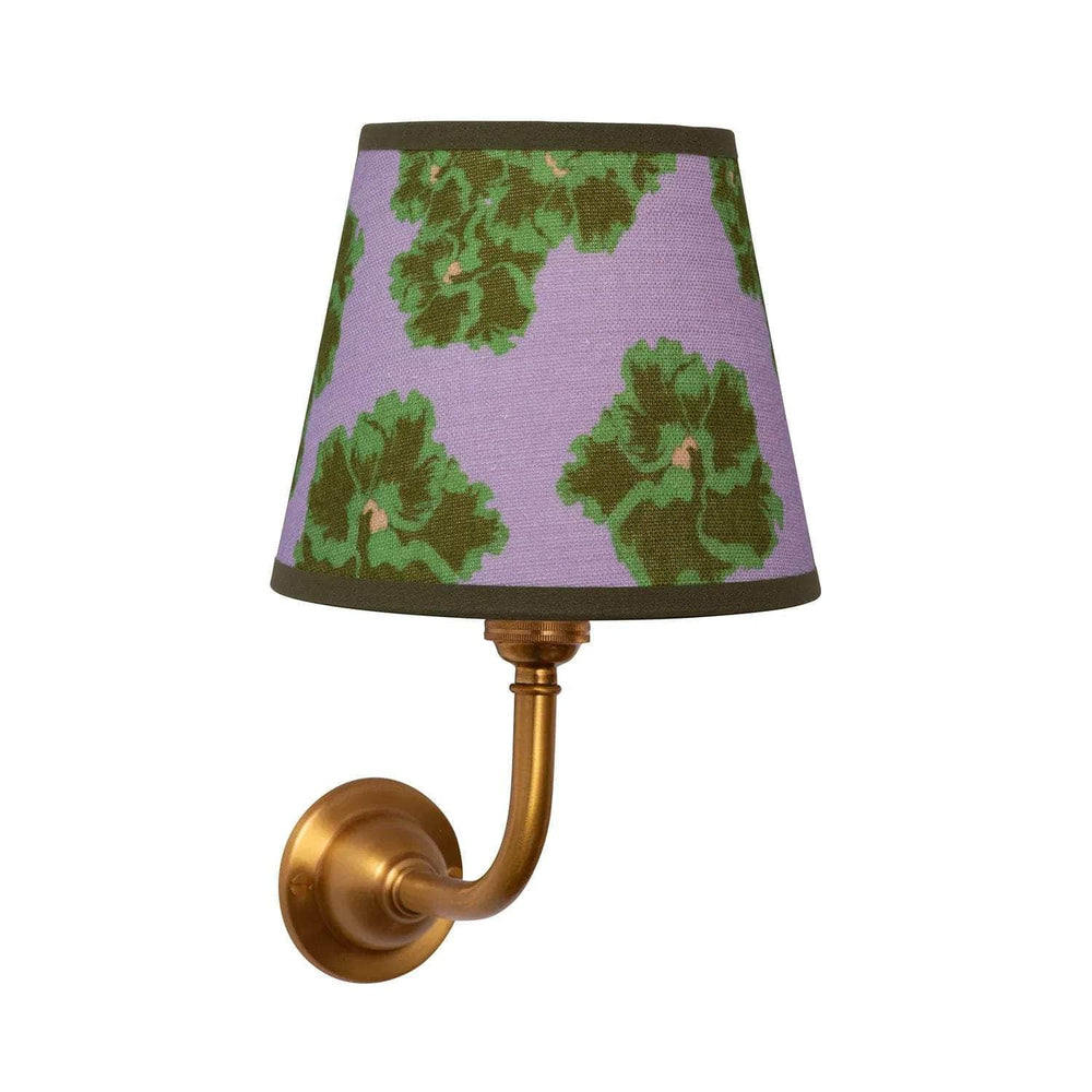 Ronko Hibiscus | Lilac 6" Candle Clip Lampshade