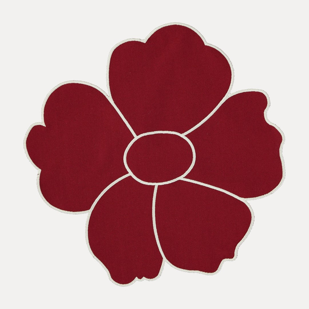 Daisy Placemat, Red