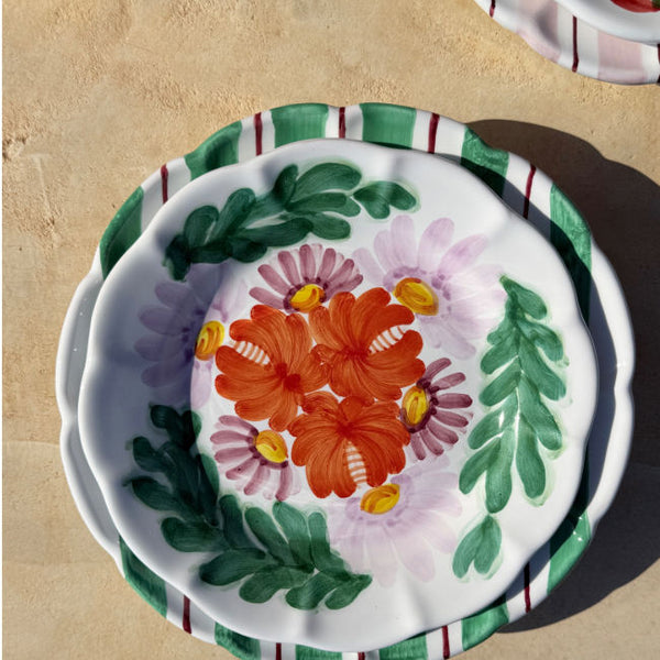 Campo Plate, Orange - 25cm
