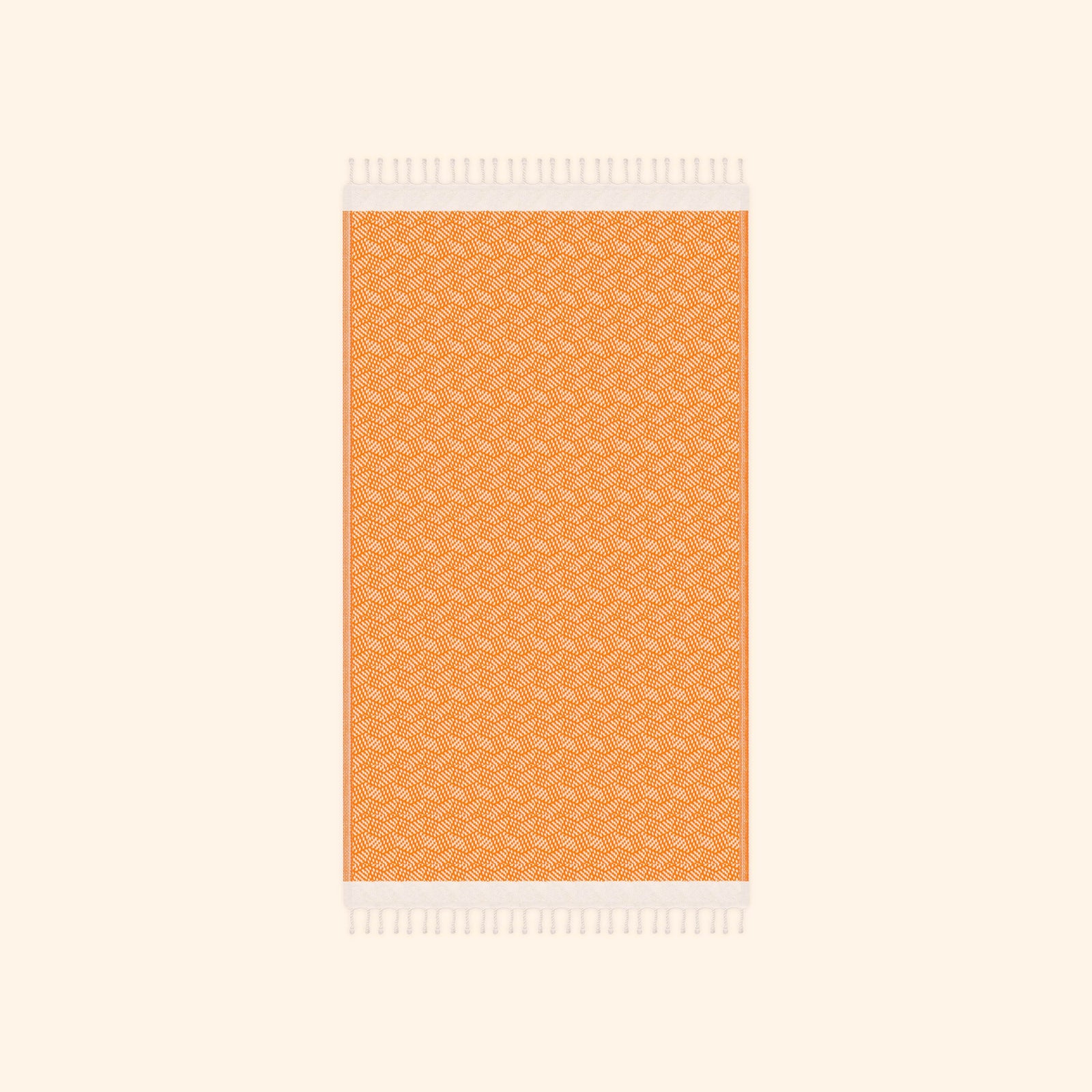 Modern Love Pure Cotton Bath Towel In Sicilian Orange