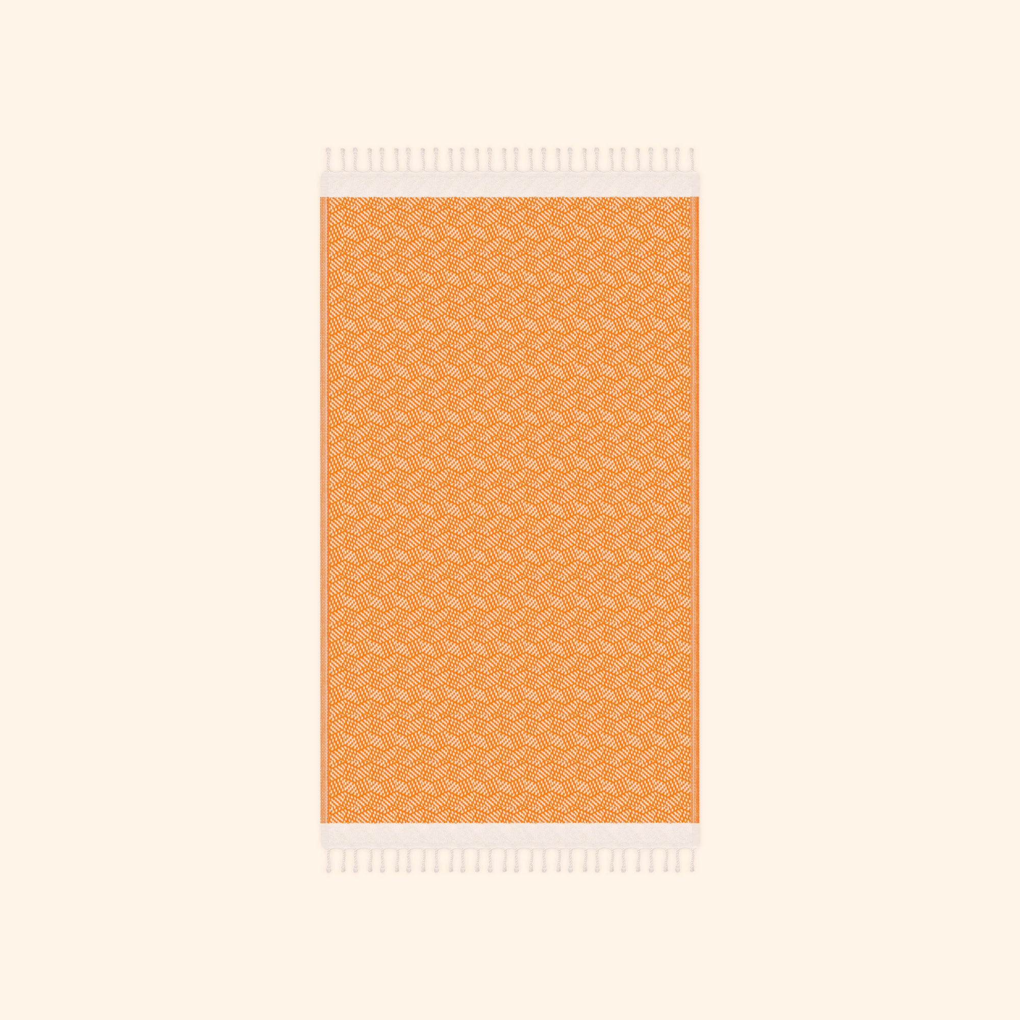 Modern Love Pure Cotton Bath Towel In Sicilian Orange