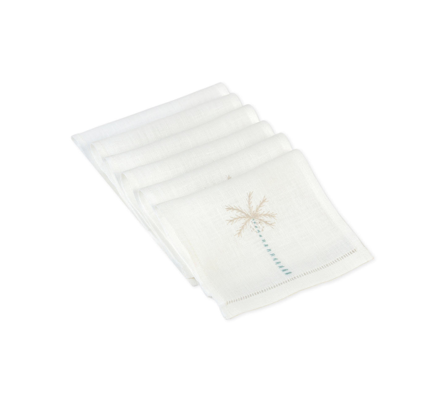 Palm Tree Cocktail Napkins (Set of 6)