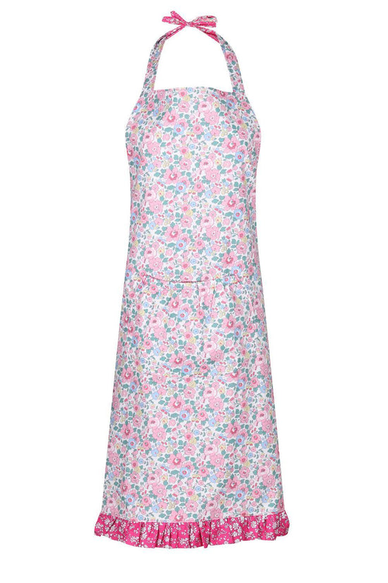 Reversible Ruffle Apron BETSY CANDY FLOSS & CAPEL FUCHSIA