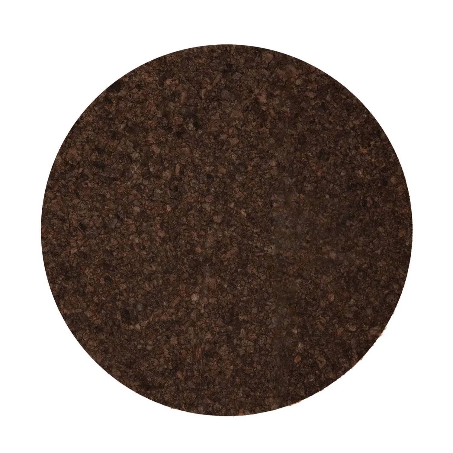 Round Natural Cork Placemat - 2 Tone