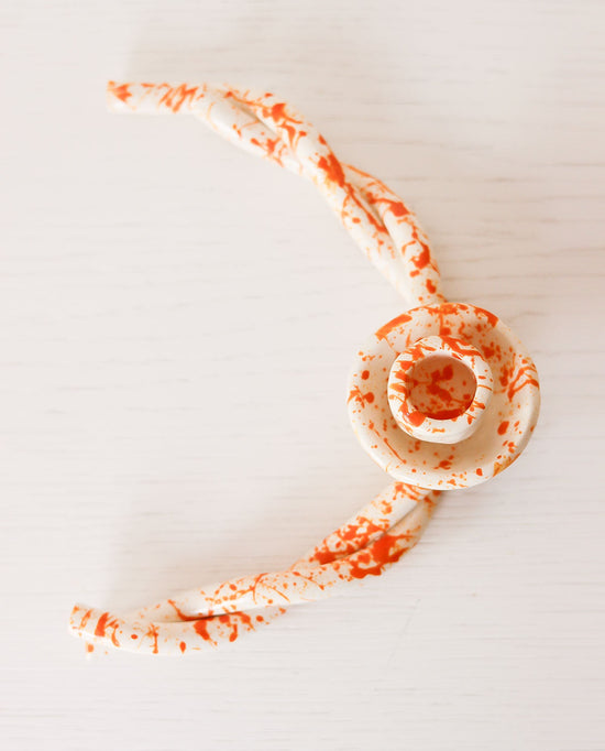 Handmade Ceramic Twisted Candle Holder