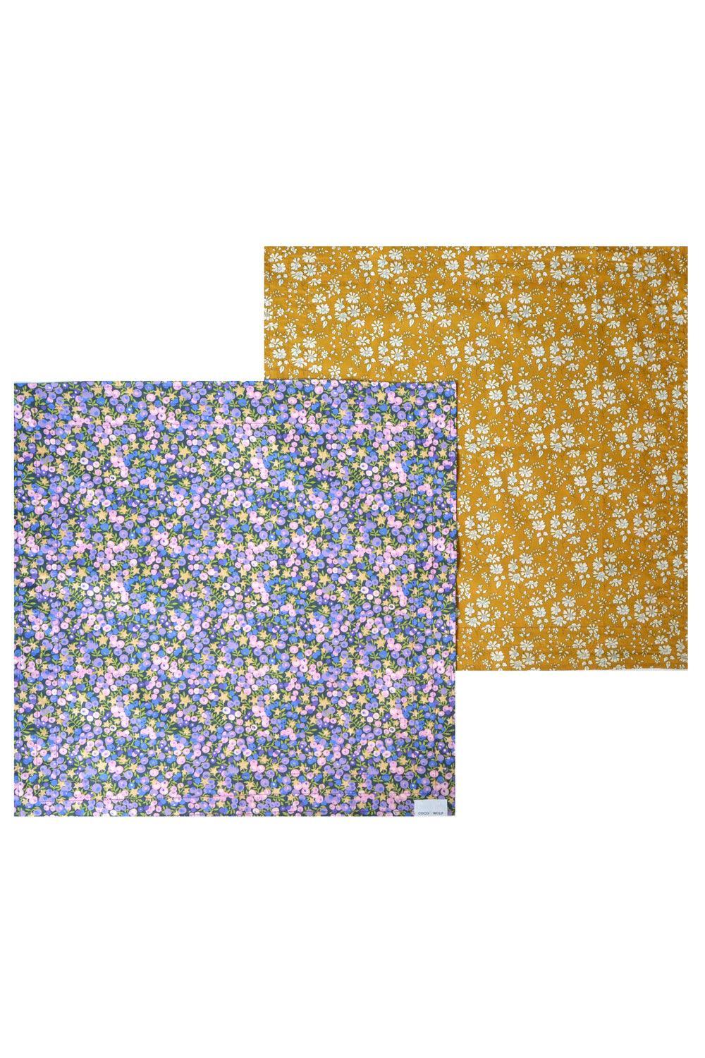 Reversible Stitch Napkin Set made with Liberty Fabric WILTSHIRE STAR & CAPEL