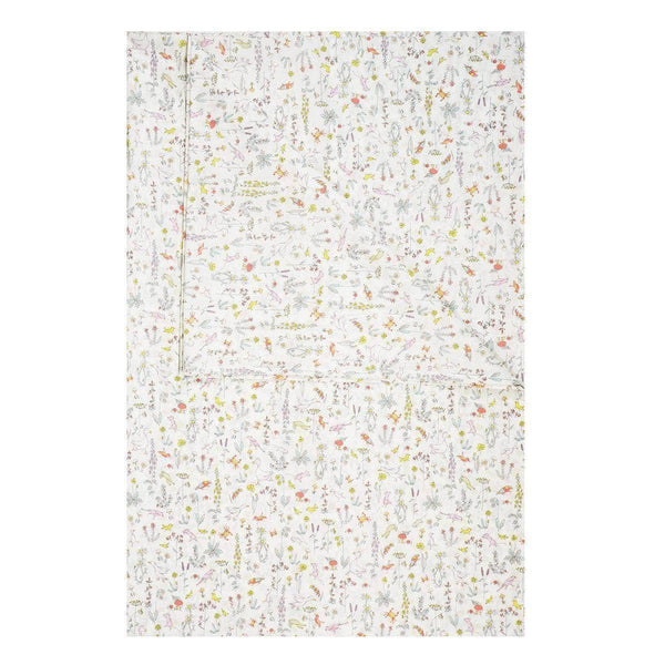Flat Top Sheet Made With Liberty Fabric Theo Pink