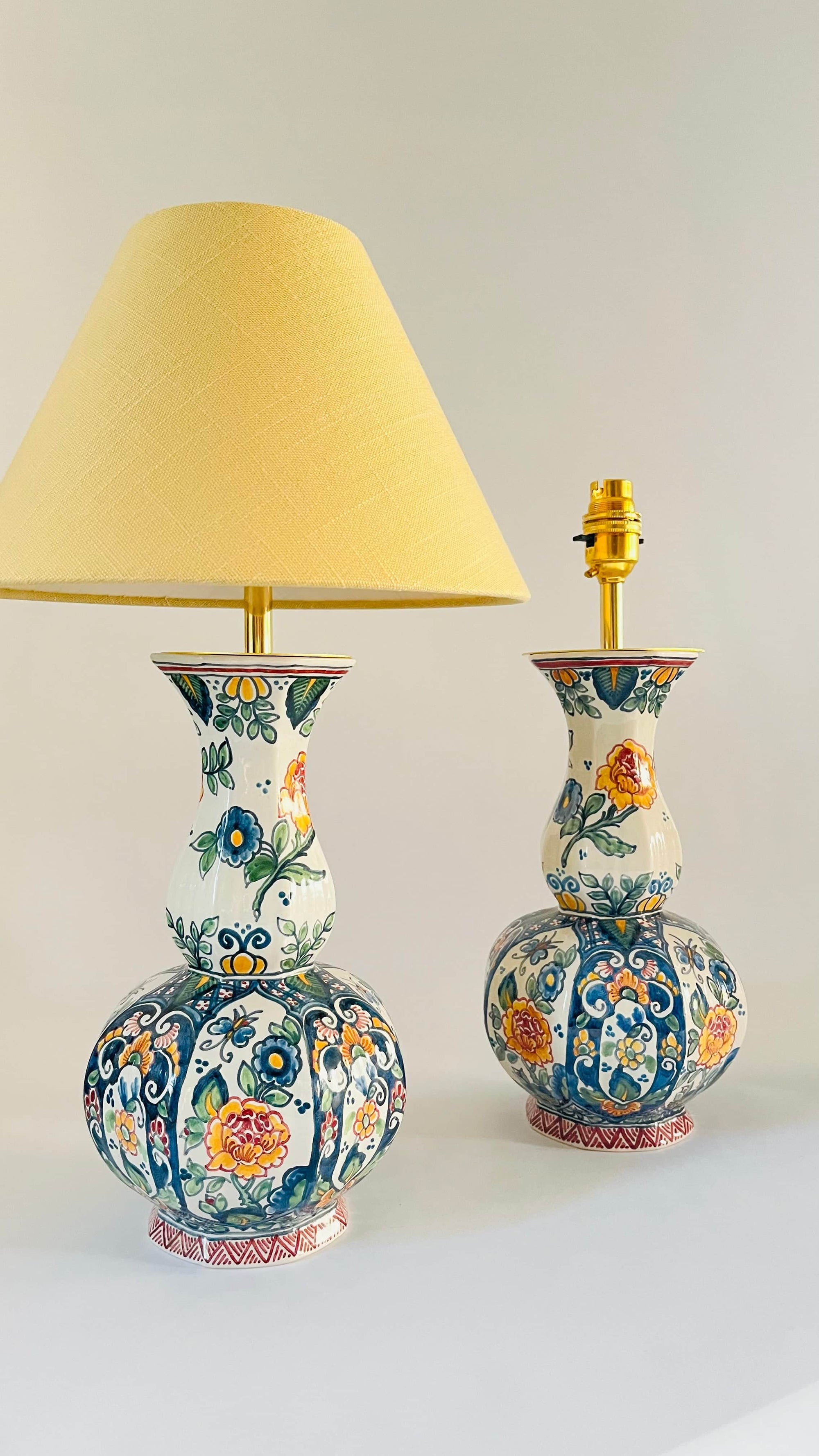 Antique Makkum Lamp