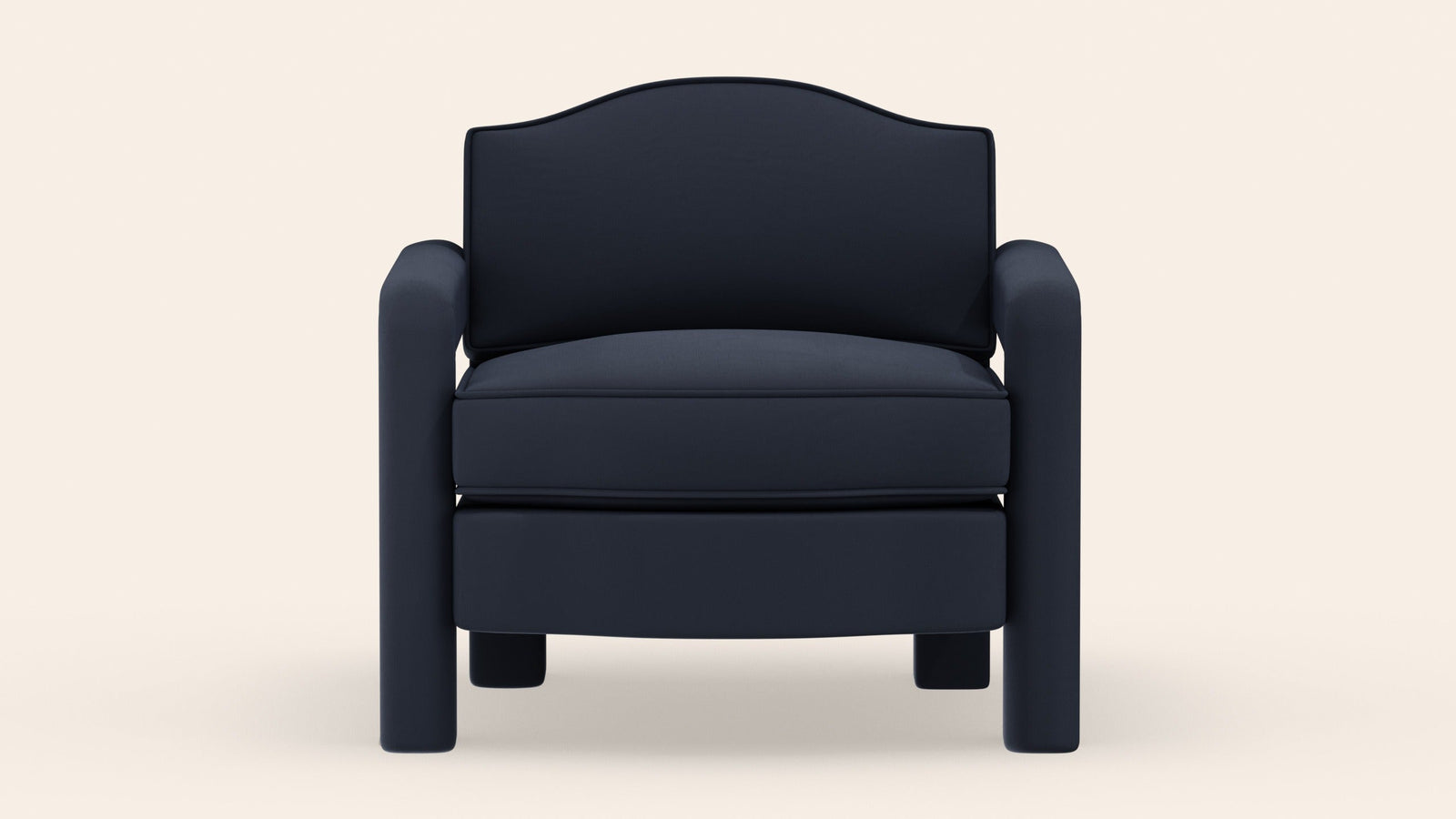 Elio Armchair, Prussian Linen