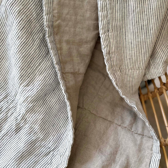 Miller Linen Quilt Striped - OEKO-TEX Certified