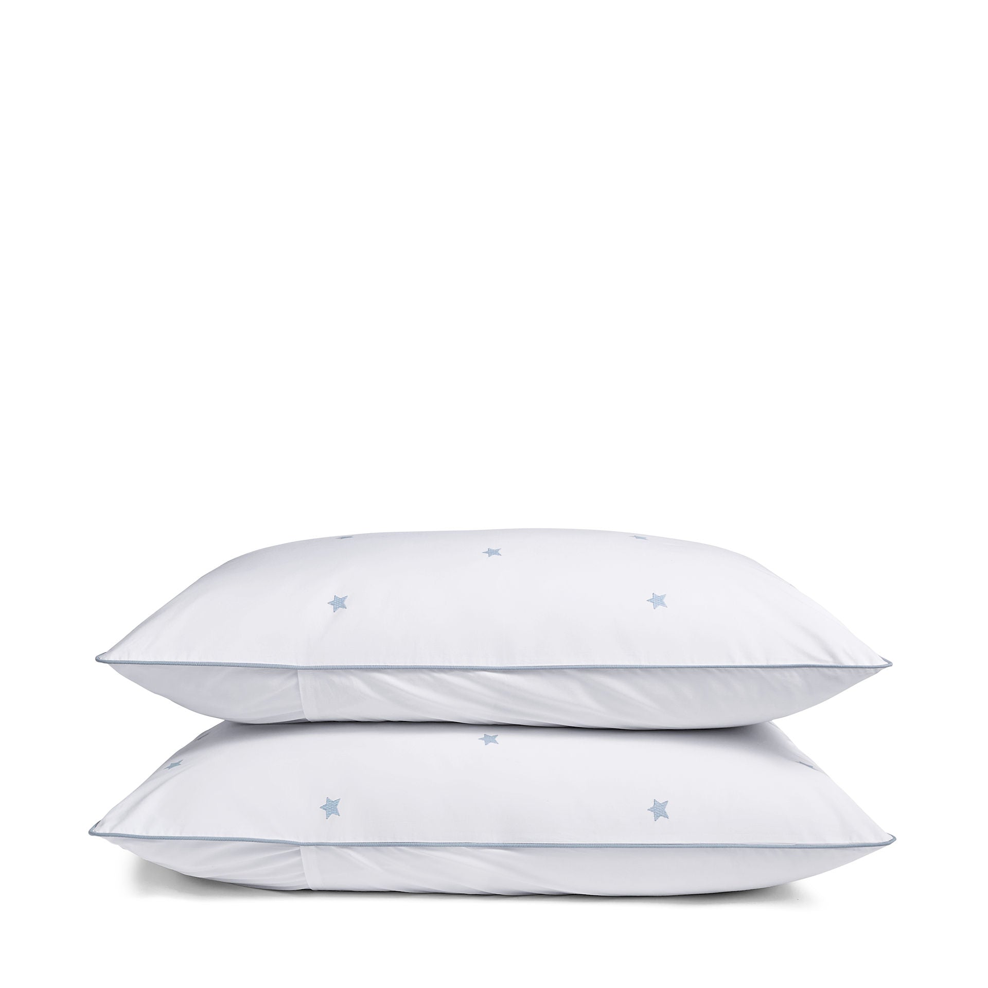 Luxury Organic Ocean Blue Amongst The Stars Pillowcases