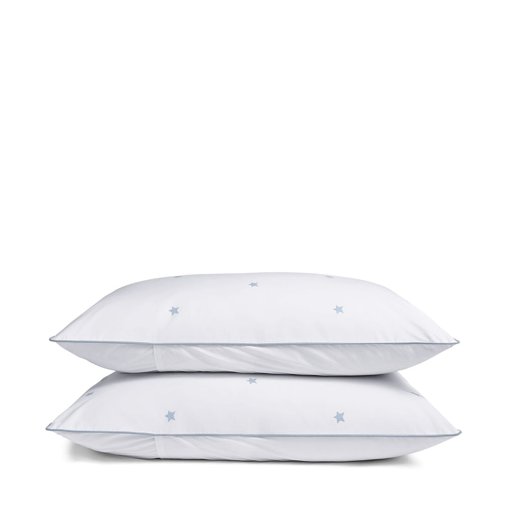 Luxury Organic Ocean Blue Amongst The Stars Pillowcases