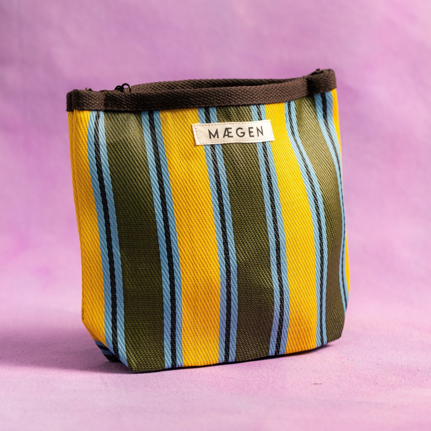 Pouch | Chocolate/Yellow/ Olive