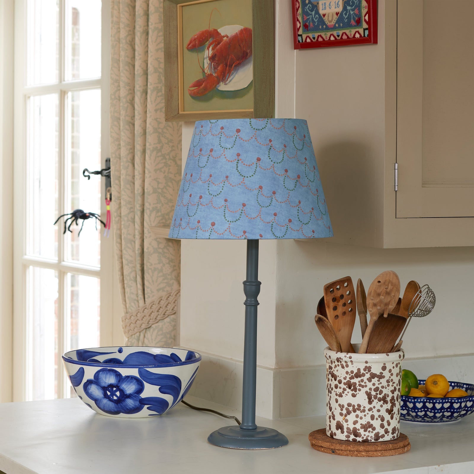 12” Empire Lampshade Pearl Chain - CIRCO