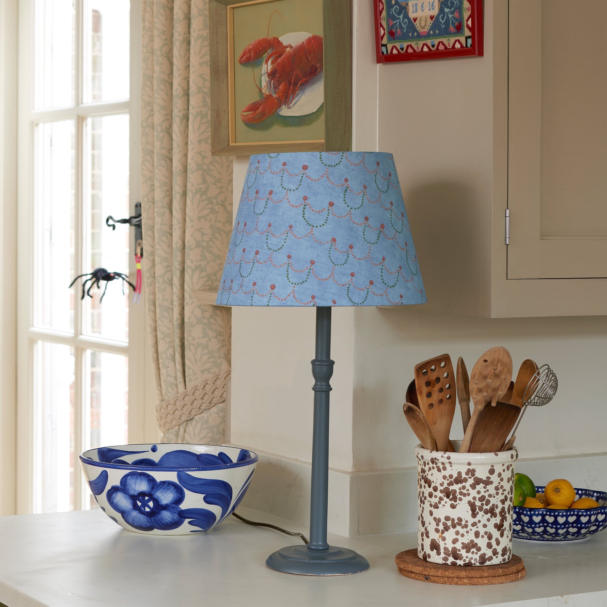 12” Empire Lampshade Pearl Chain - CIRCO