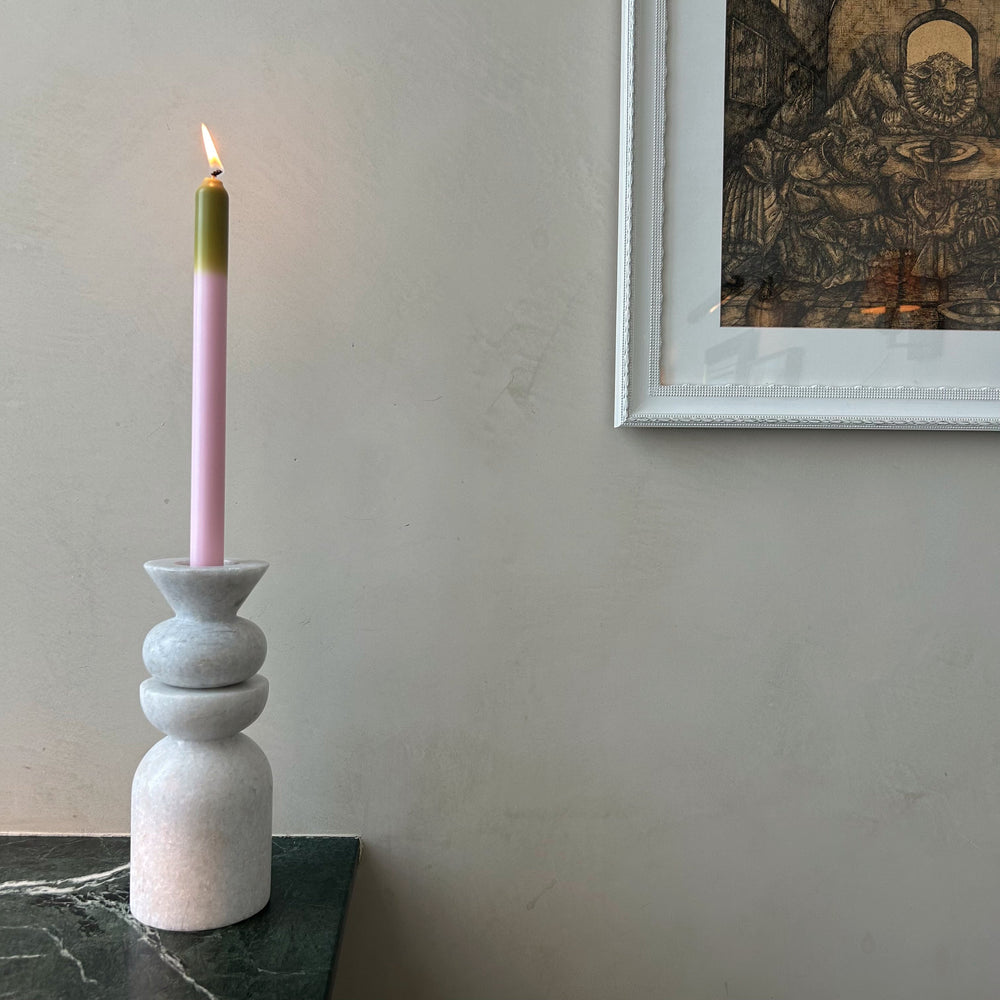 Sweet Pea Dinner Candle