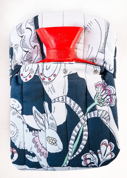 Quilted Hot Water Bottle Covers-