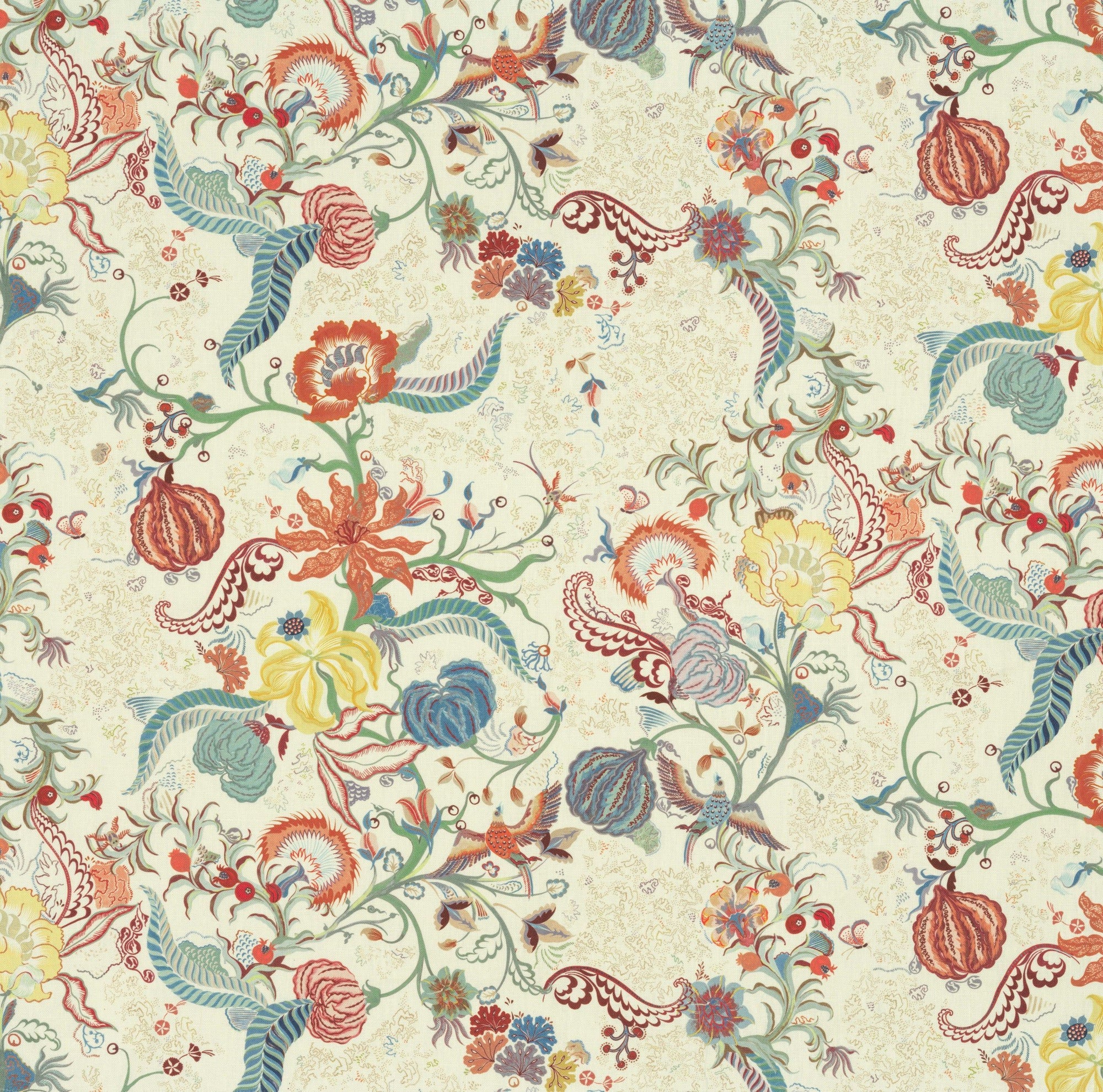 Chintz 21 - Carmine Blue (Fabric)
