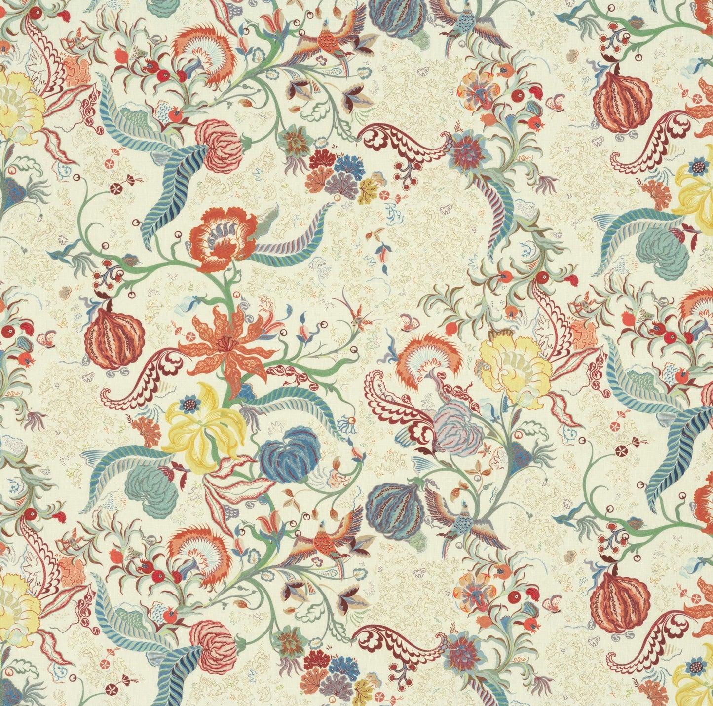 Chintz 21 - Carmine Blue (Fabric)