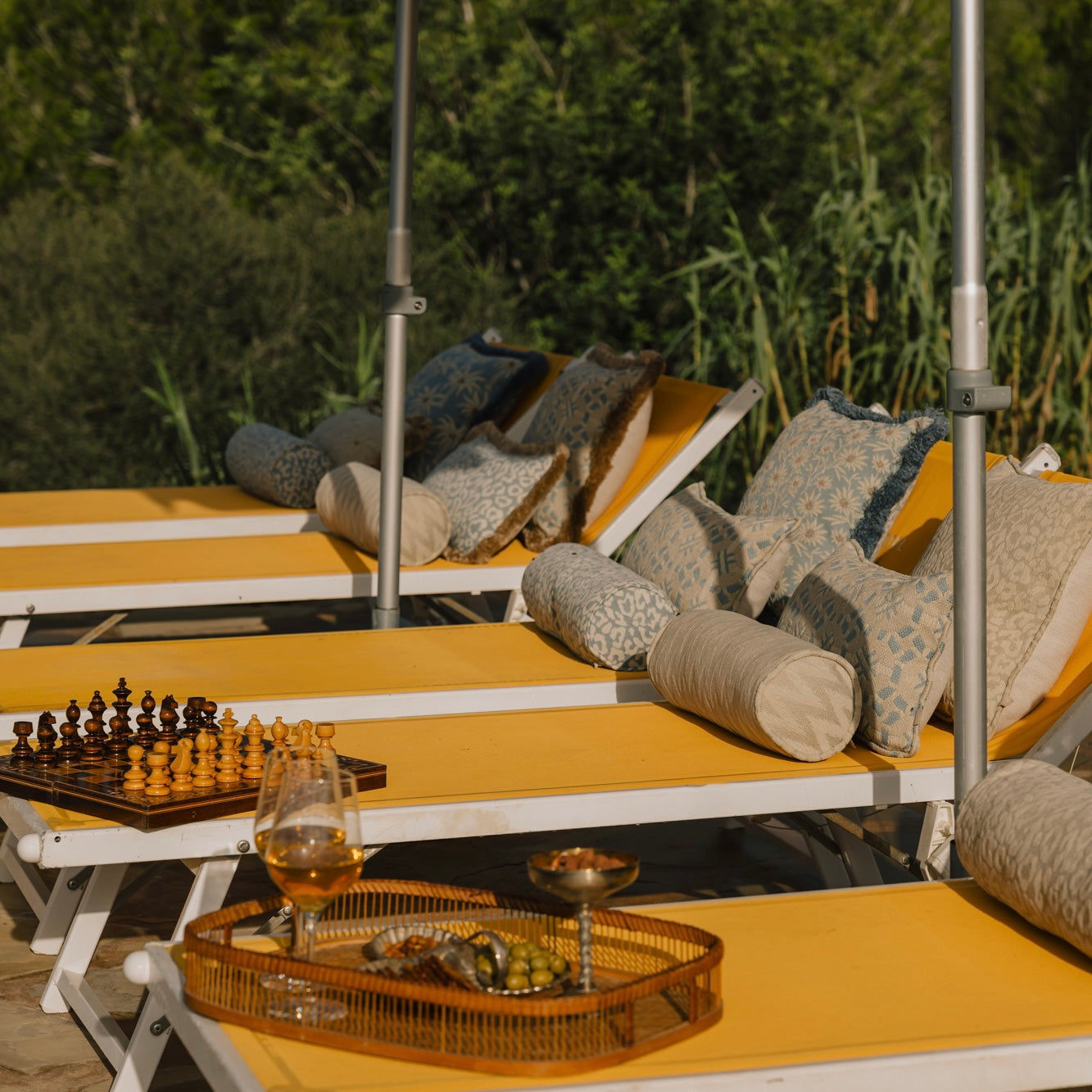 Bolster Maya Sand & Ecru