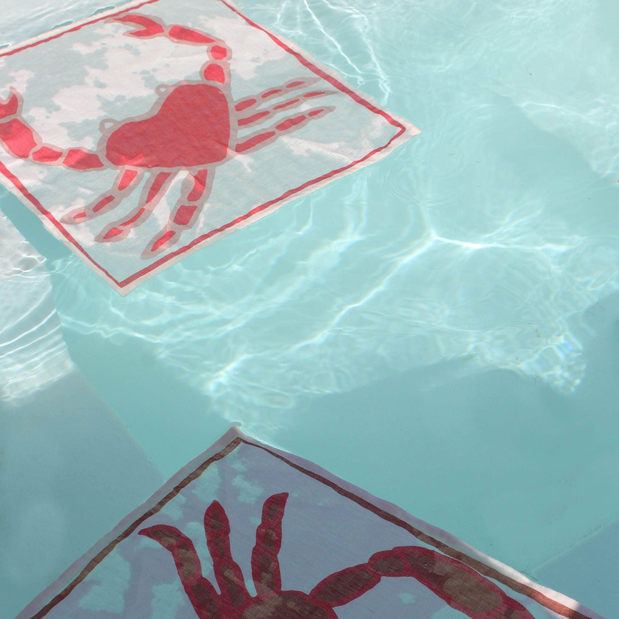 Crab Napkins- Set of 2