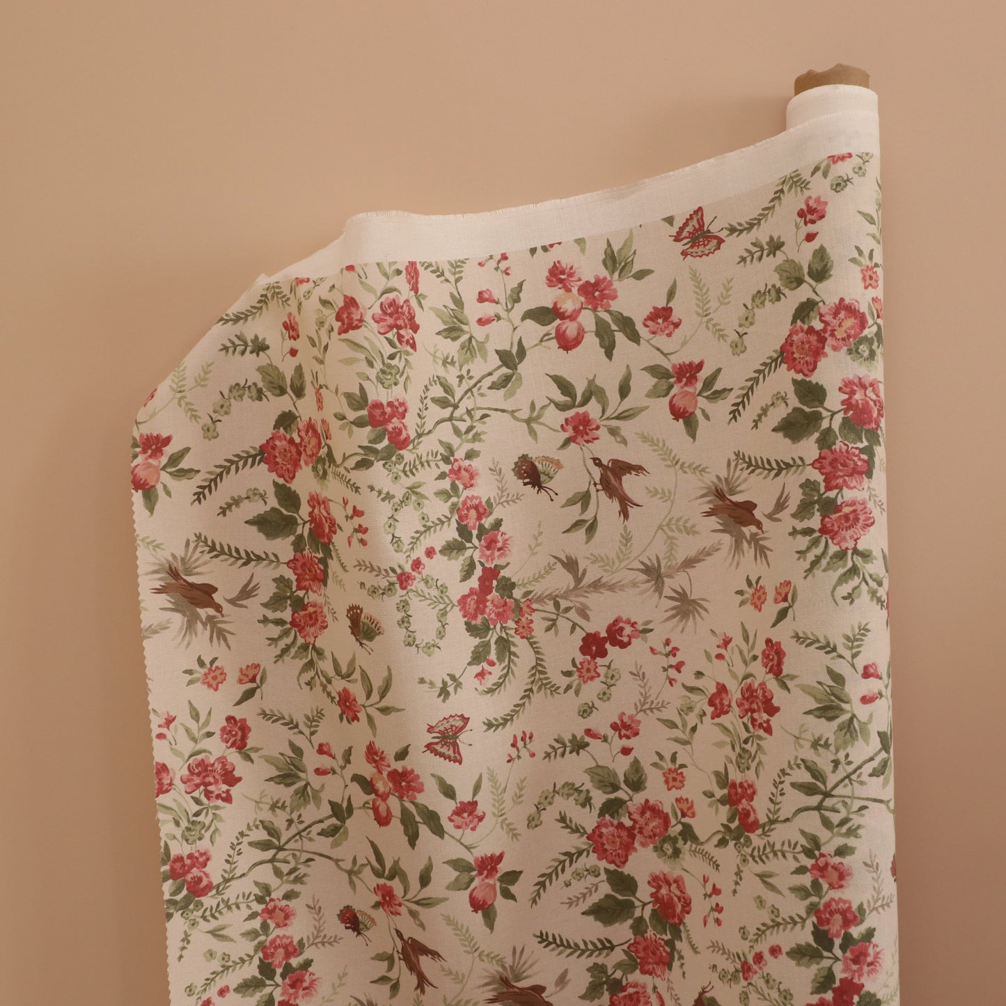 Maison Fleurie - Papillon Pink Moss Fabric