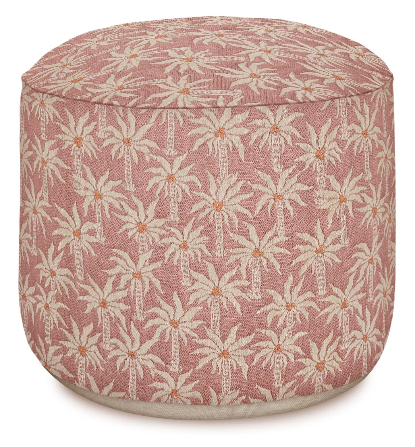 Outdoor Pouf Laura Rose & Ecru