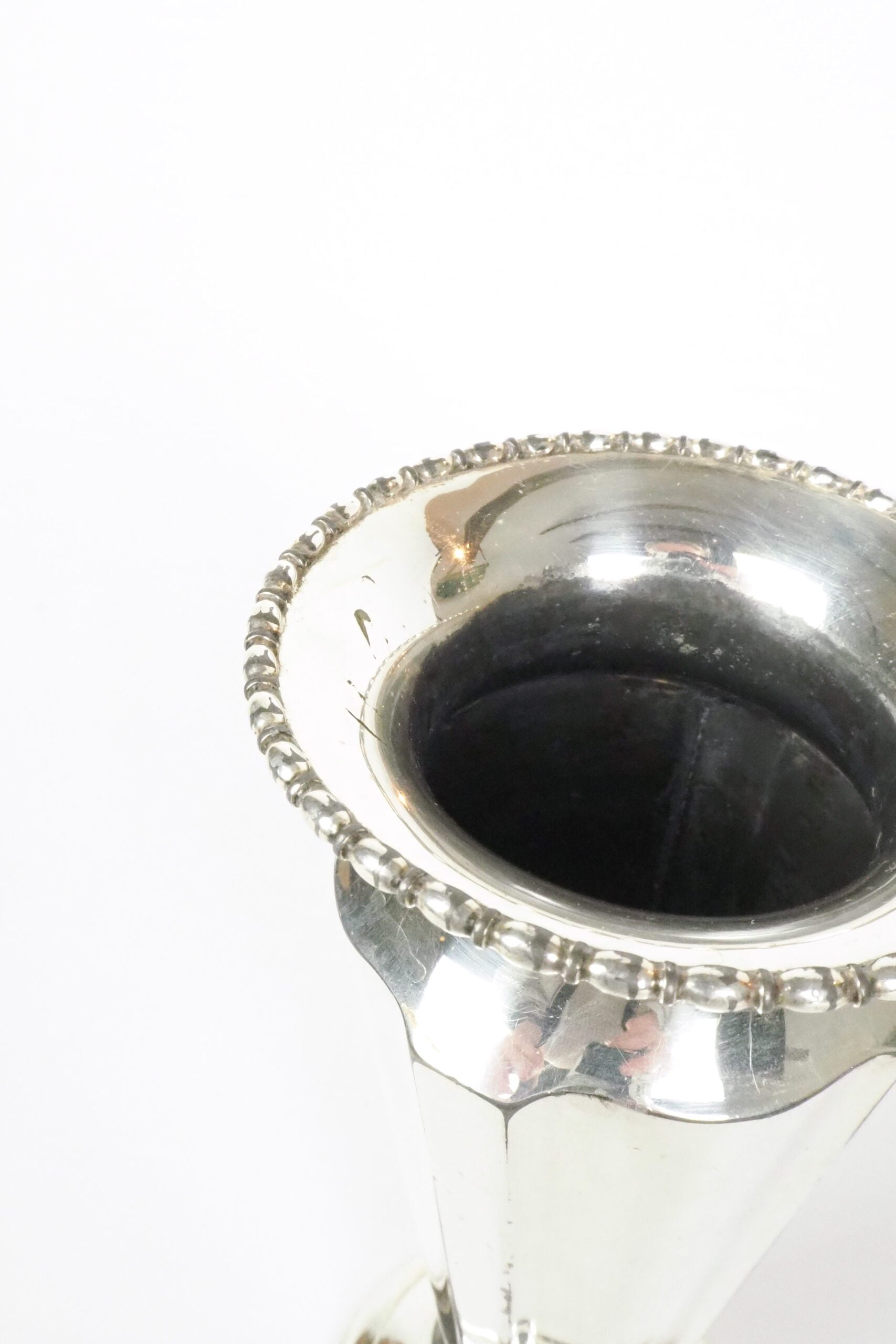 Antique Silver Plate Vase