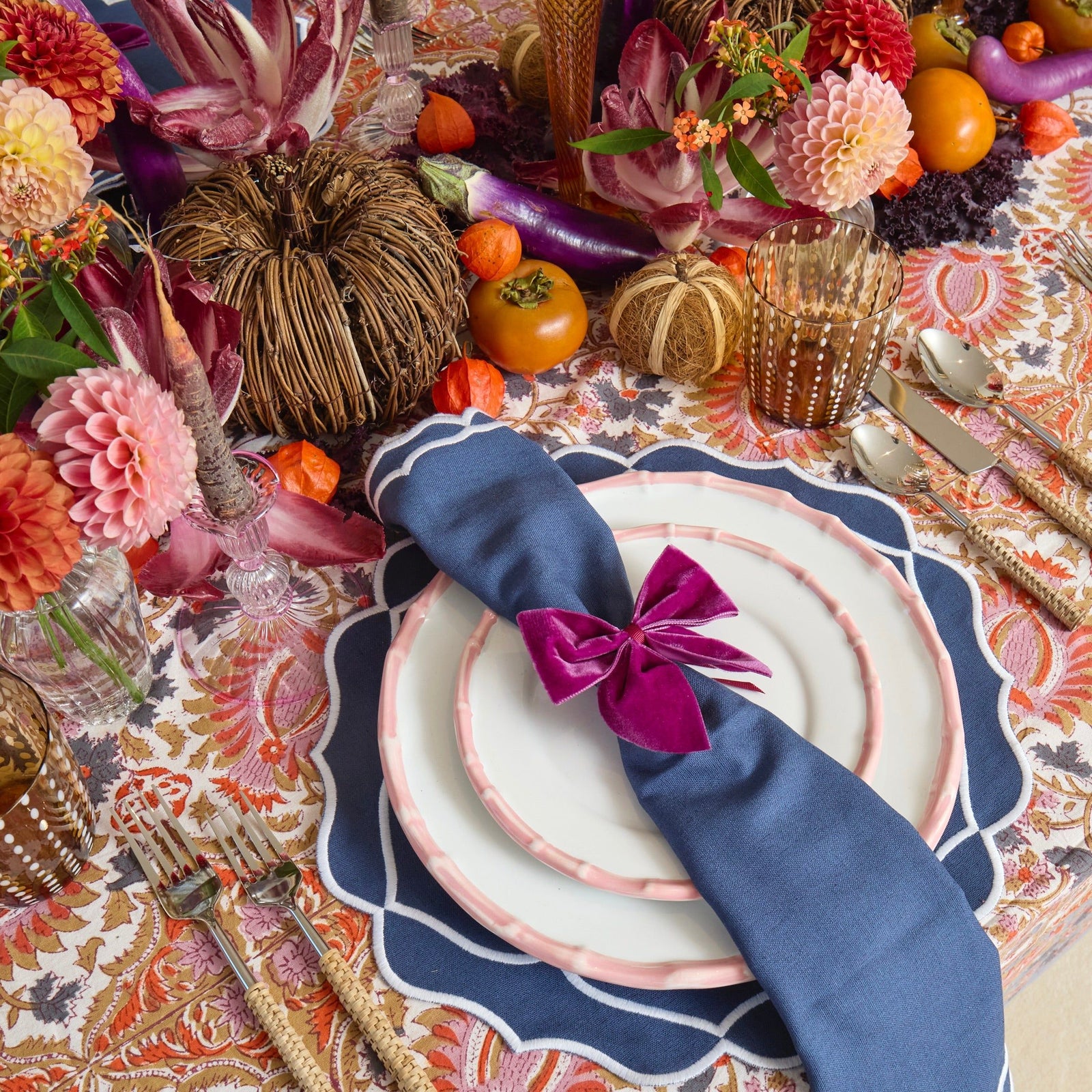 Blue Sasha Placemats (set of 4)