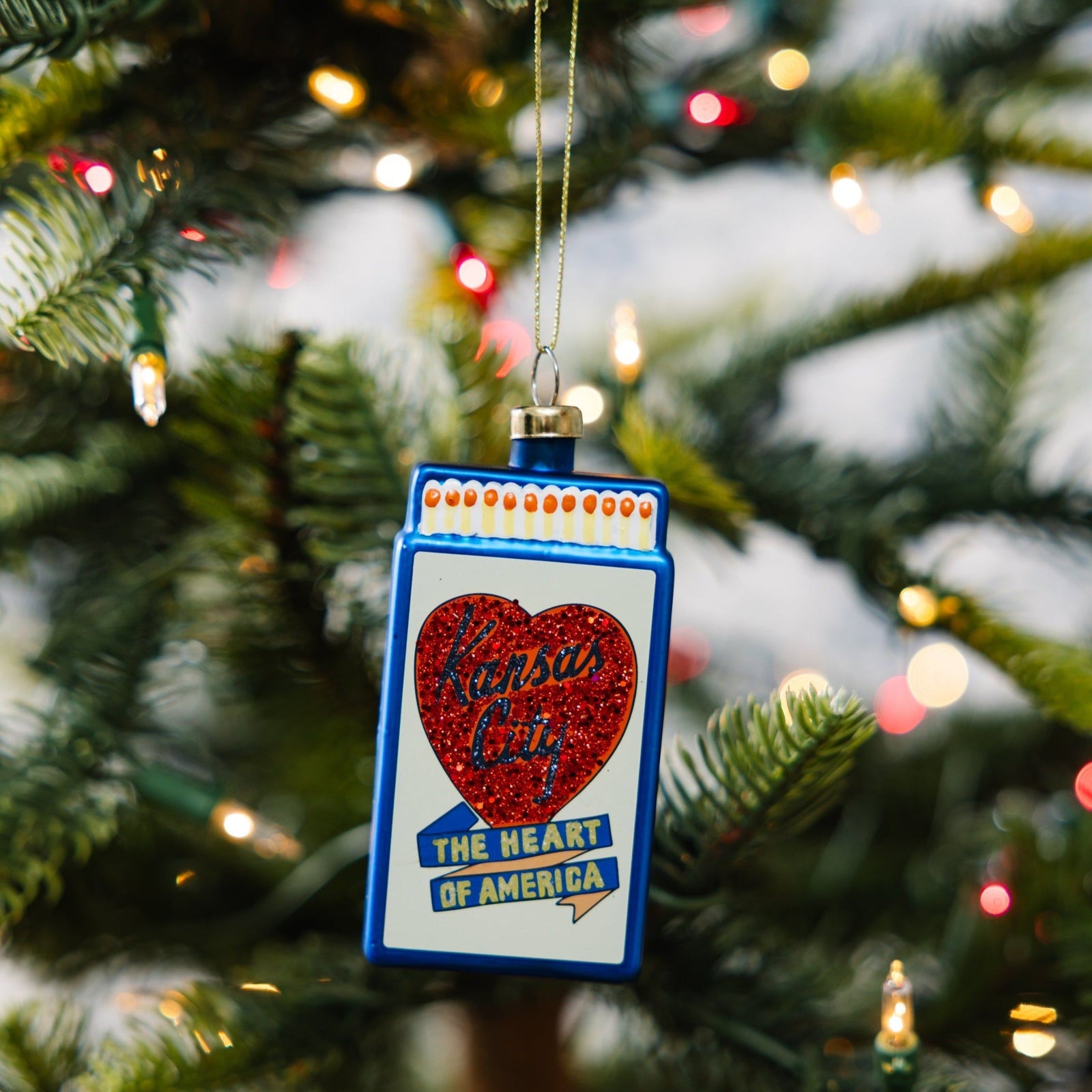 Matchbook Ornament - Kansas City