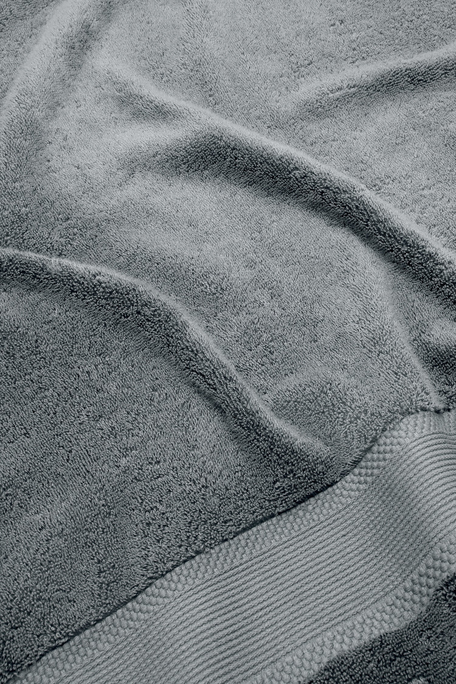 Organic Cotton Bath Sheet - Slate Grey