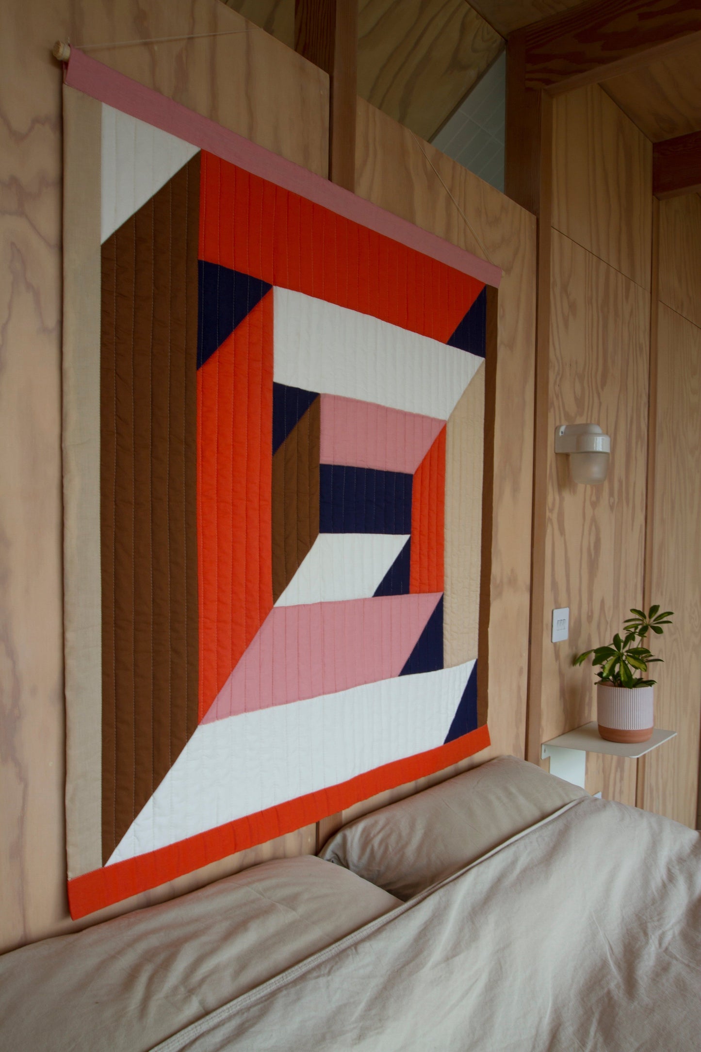 Maze Quilted Wall Hanging