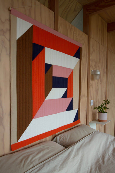 Maze Quilted Wall Hanging