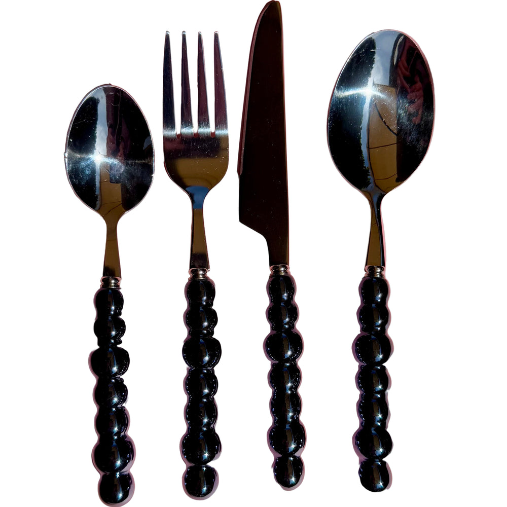 Perlita Cutlery Set - Navy Blue