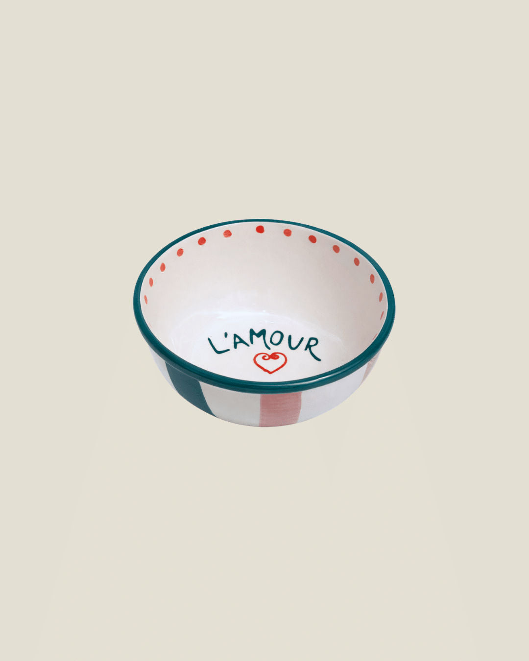 L’amour Pink & Green Bowl