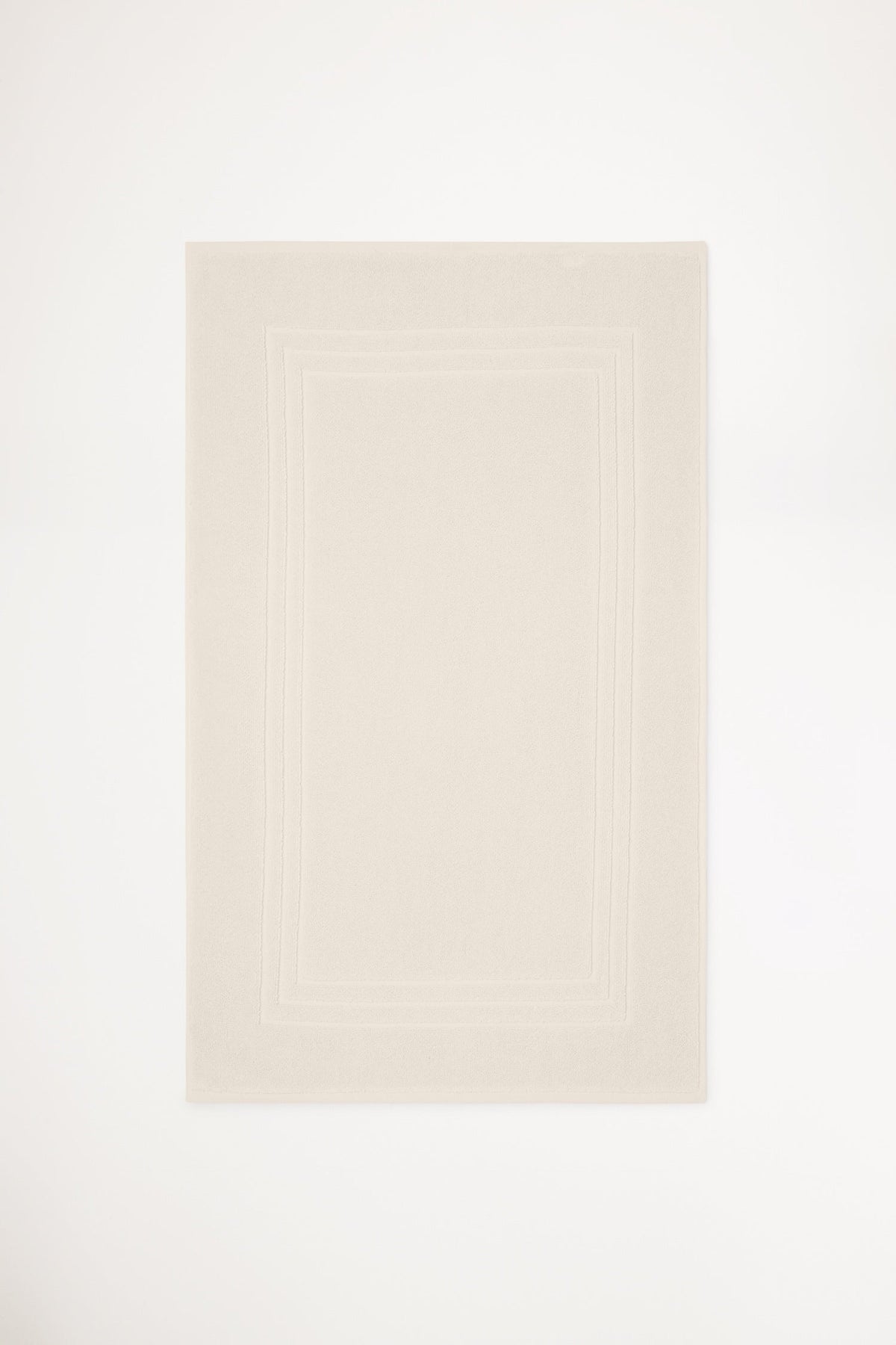 Organic Cotton Bath Mat - Chalk