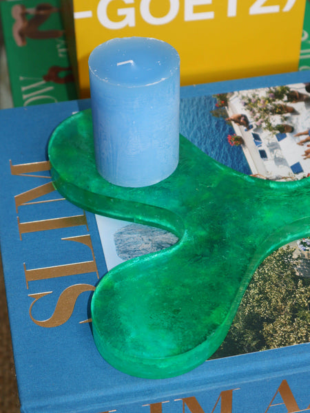 The 3 Drinks Coaster in Green Recycled Plastic
