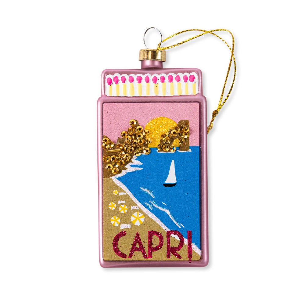 Matchbook Ornament - Capri