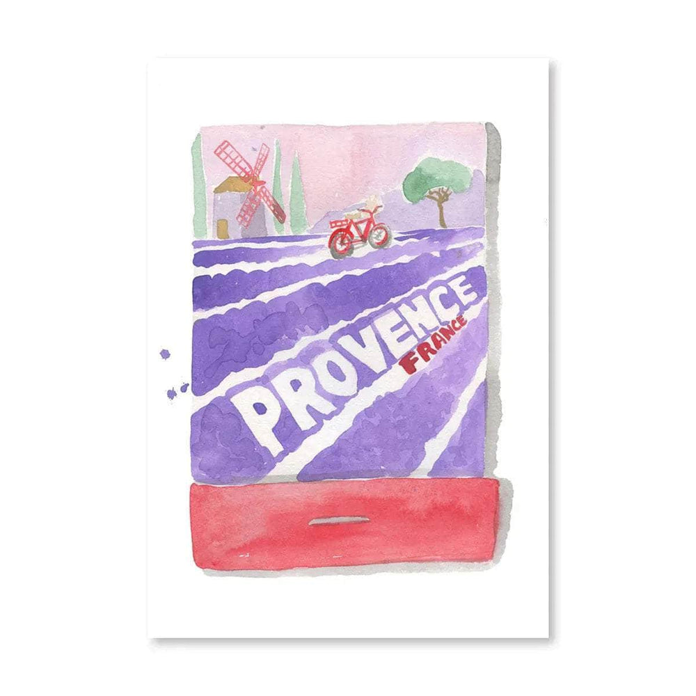 Provence Matchbook Print