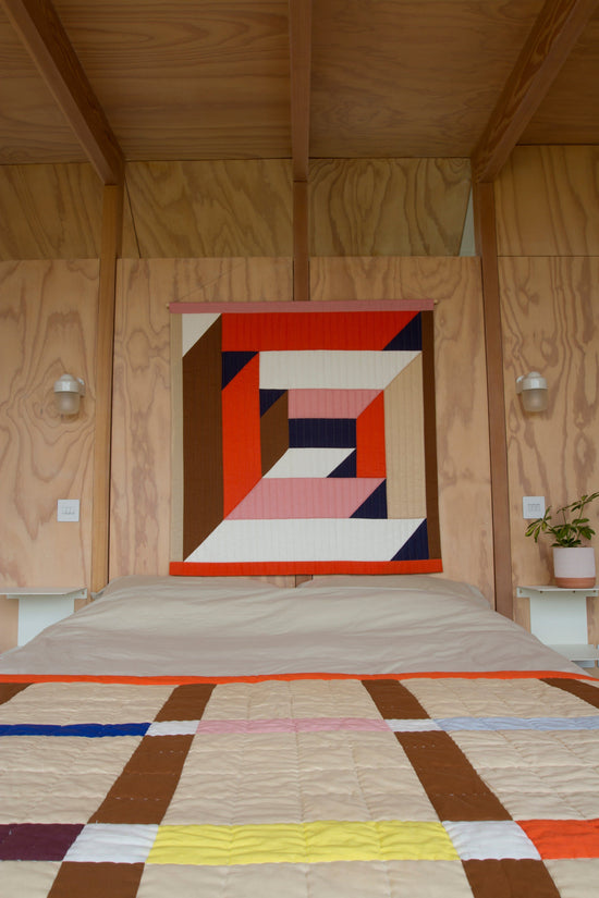 Maze Quilted Wall Hanging