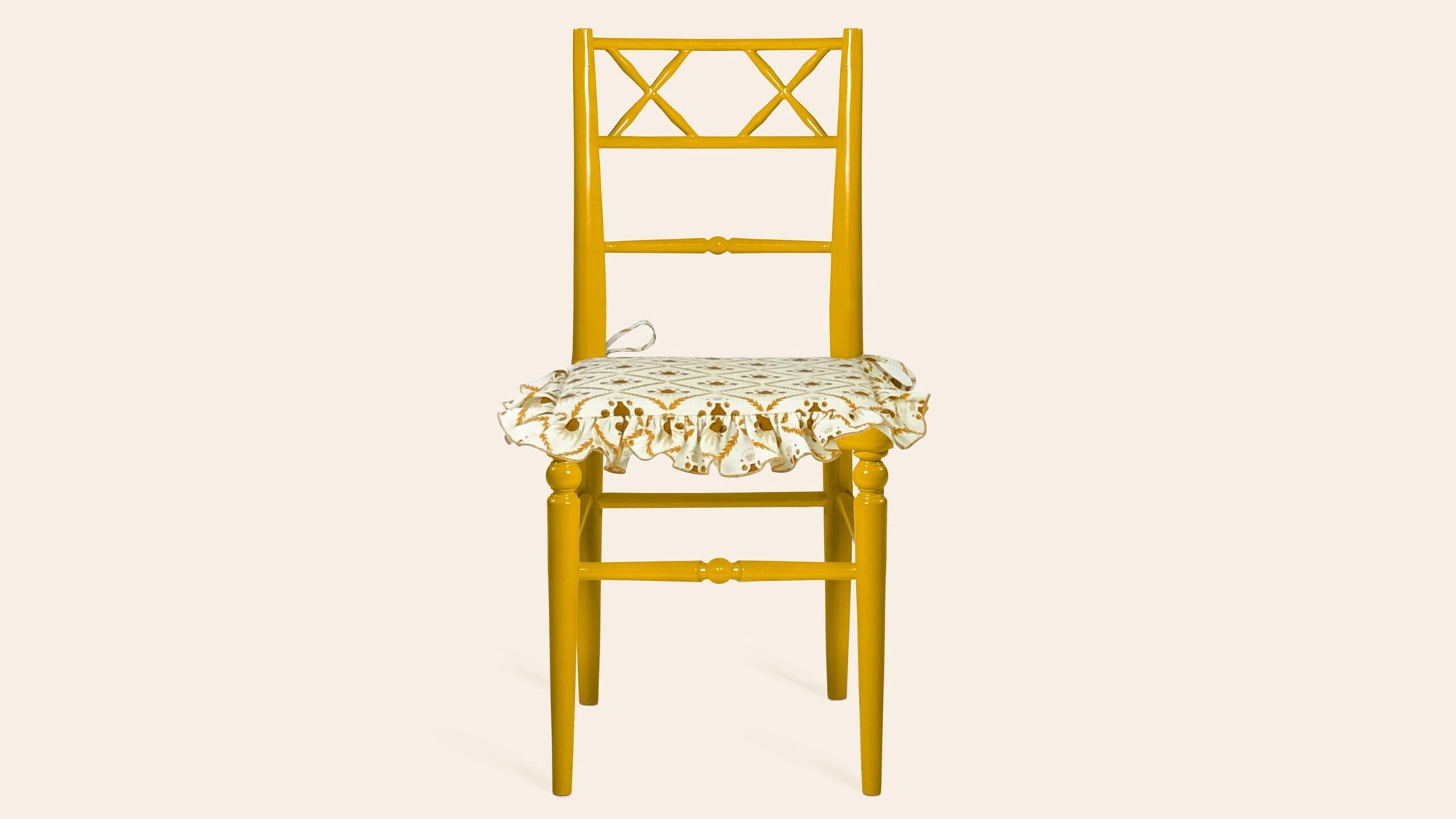 Pair of Chiara Dining Chairs, Mustard