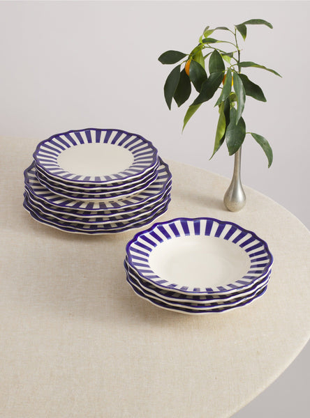 Riviera 12 Piece Dinnerware Set with Pasta Bowl