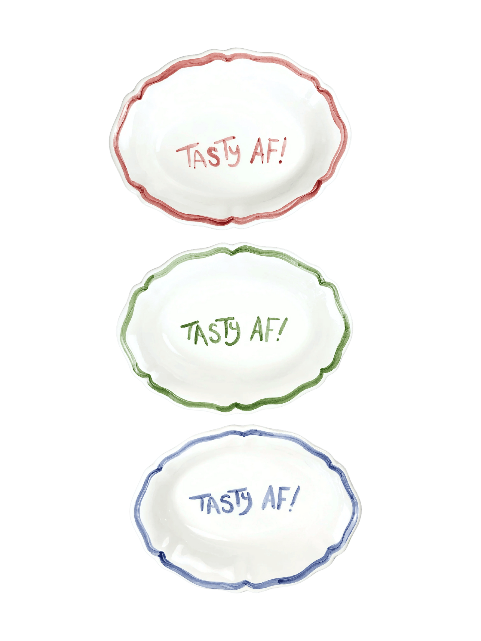 Oval Serving Dish “Tastay Af”