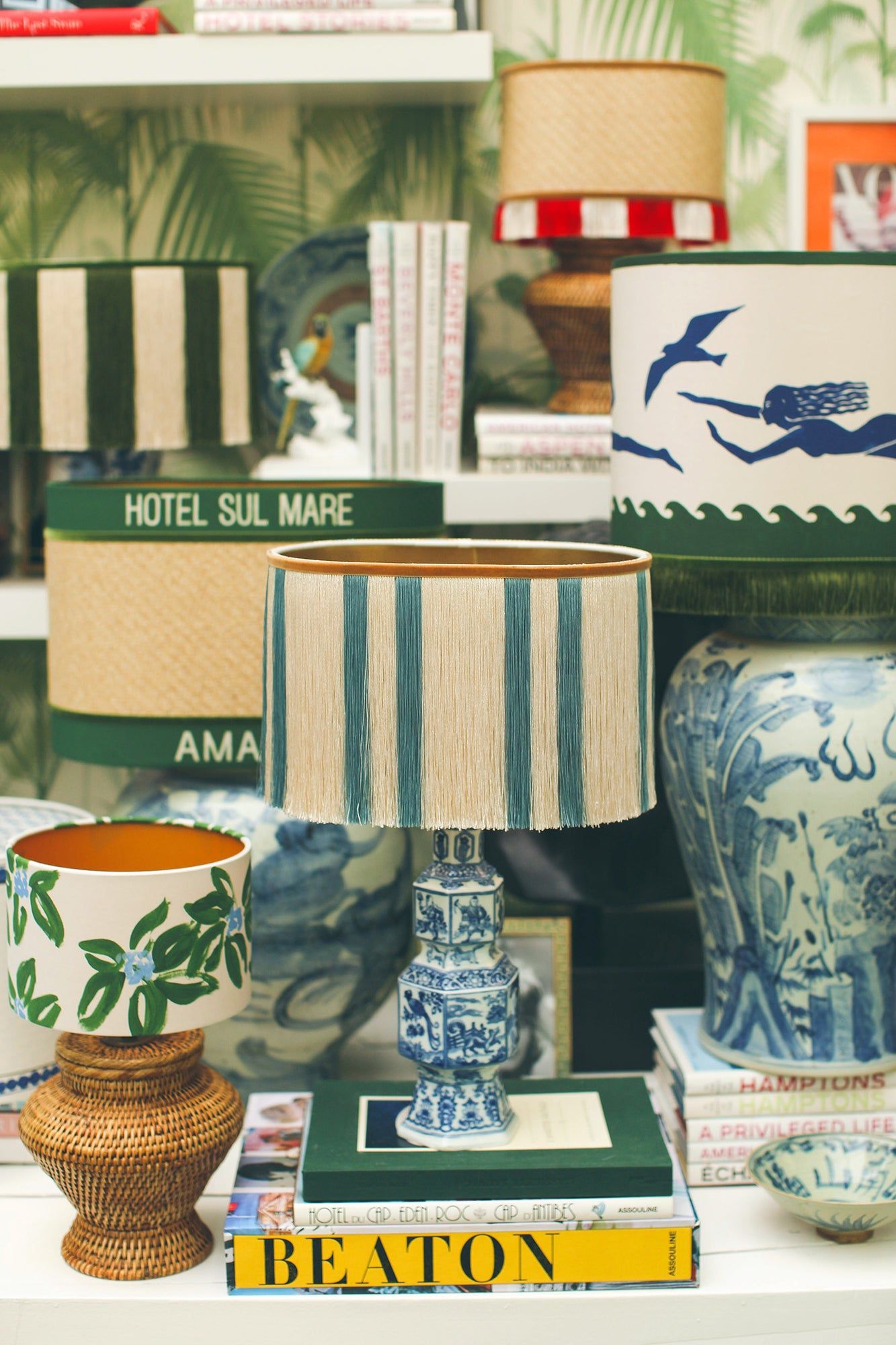 Palais x Hôtel Magique Lampshade Ava Light Blue