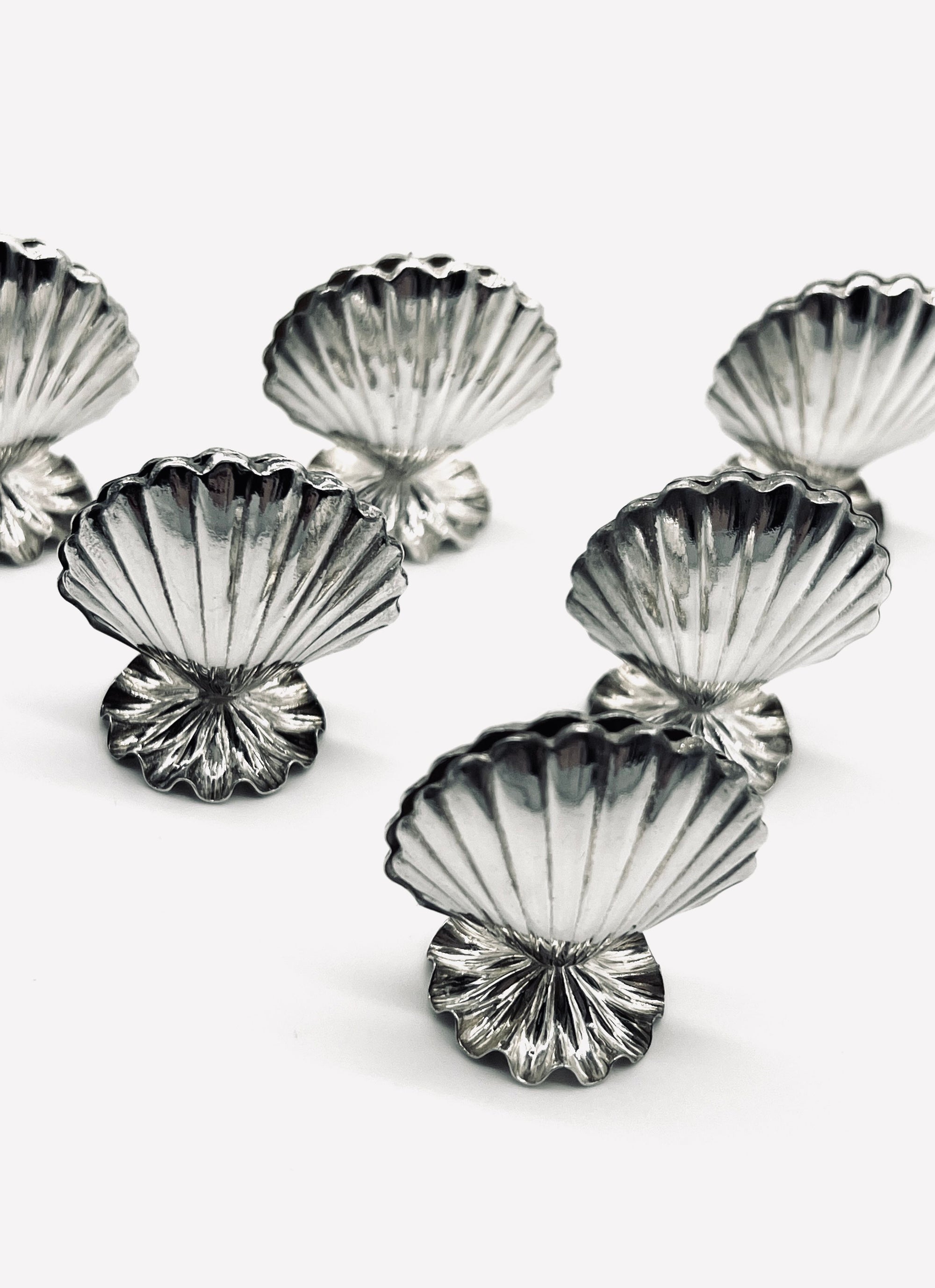 Silver Shell Card Holders