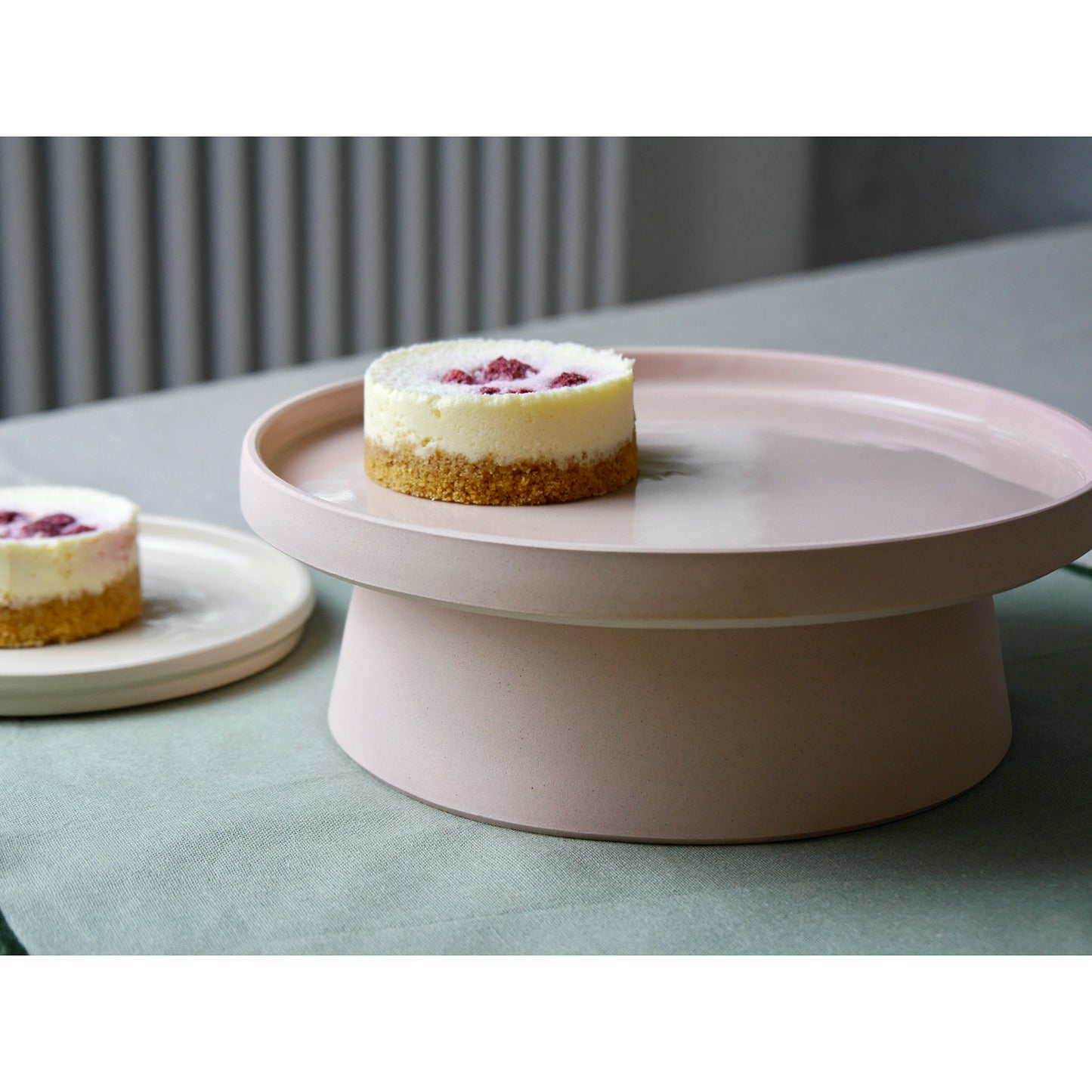 Large Ceramic Cake Stand, Blush