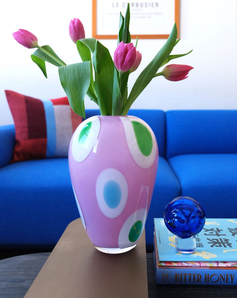 Evil Eye Series Vase - Pink