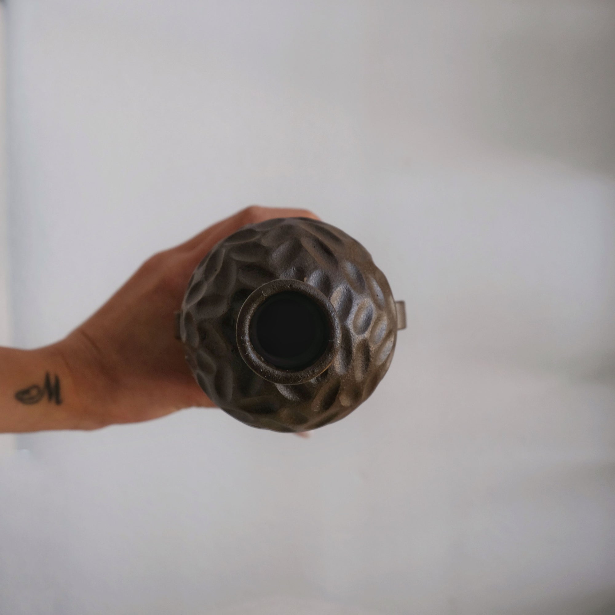 Alma-May - Carved Stoneware Vase - Magdalena Clay