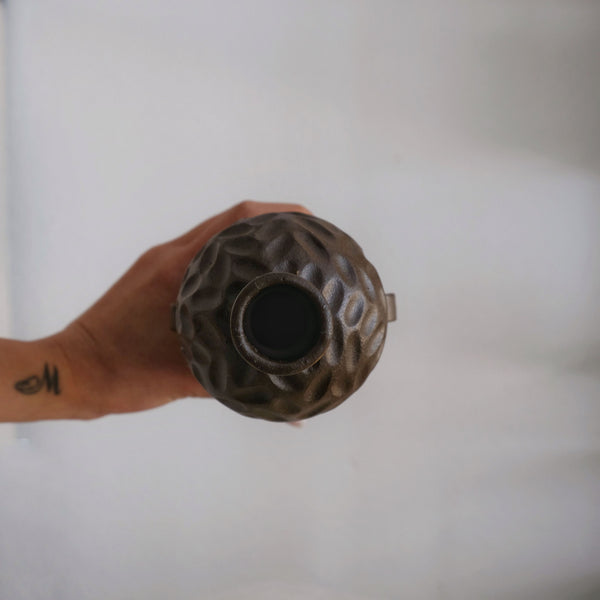 Alma-May - Carved Stoneware Vase - Magdalena Clay